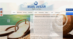 Desktop Screenshot of blueoceannailsandspa.com